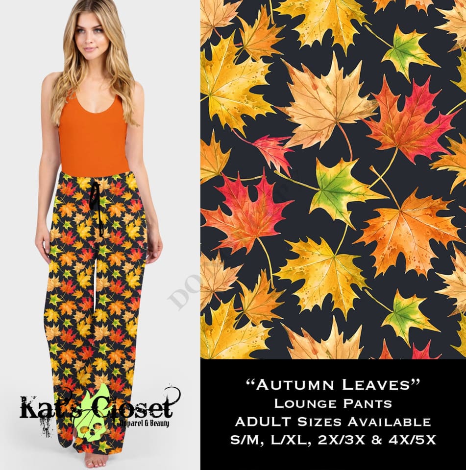 Autumn Leaves - Lounge Pants – Kat's Closet Apparel & Beauty