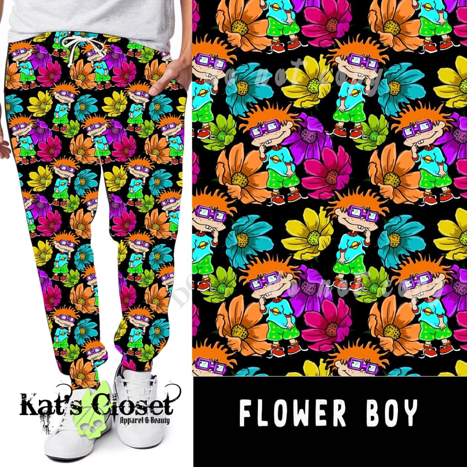 90’S TOON RUN-FLOWER BOY LEGGINGS/JOGGERS