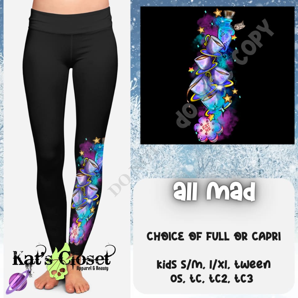 ALL MAD LEGGING/CAPRI - PREORDER CLOSING 10/24 LEGGINGS & CAPRIS