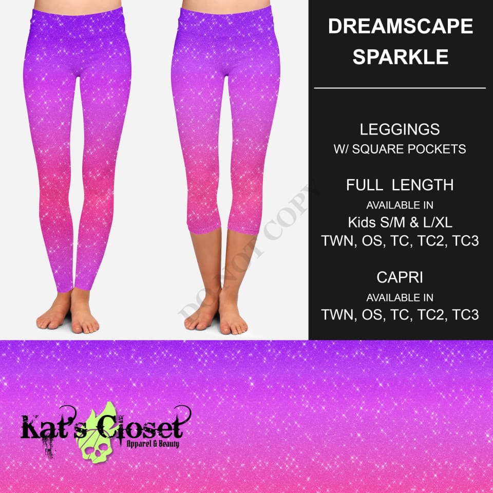 Dreamscape Sparkle Leggings w/ Pockets (Pre Order Closed ETA mid Aug) Ordered Pre-Orders