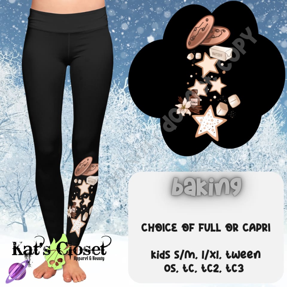 BAKING LEGGING/CAPRI PREORDER CLOSING 10/8 LEGGINGS & CAPRIS