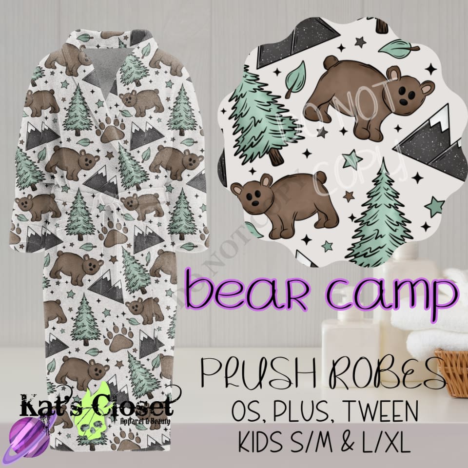 BEAR CAMP - HOUSE ROBES ROUND 3- PREORDER CLOSING 11/8