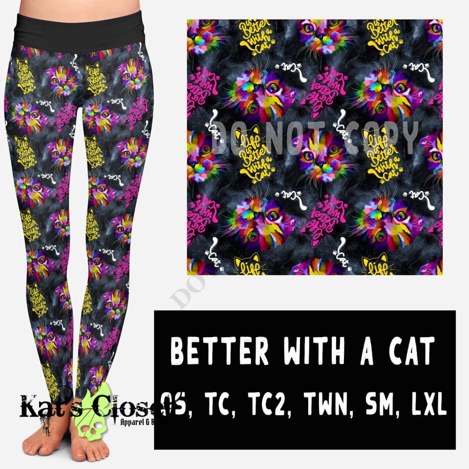 BETTER WITH A CAT LEGGING/JOGGER
