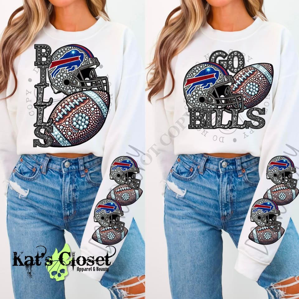 BLING BUFF SWEATSHIRT W/ SLEEVE PRINT Sweatshirt