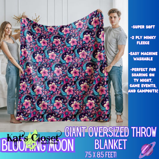 BLOOMING MOON - GIANT SHAREABLE THROW BLANKETS ROUND 9 -PREORDER CLOSING 11/6 Blanket