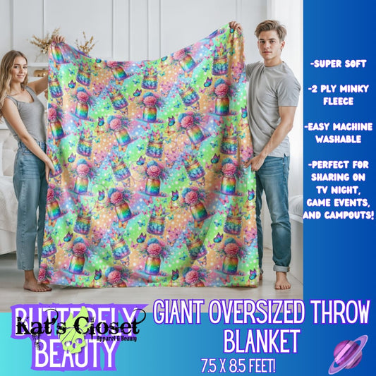 BUTTERFLY BEAUTY - GIANT SHAREABLE THROW BLANKETS ROUND 9 - PREORDER CLOSING 11/6 Blanket