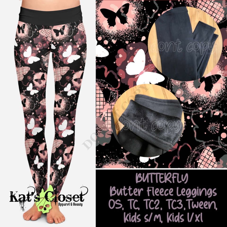 BUTTERFLY - BUTTER FLEECE LINED LEGGINGS Leggings