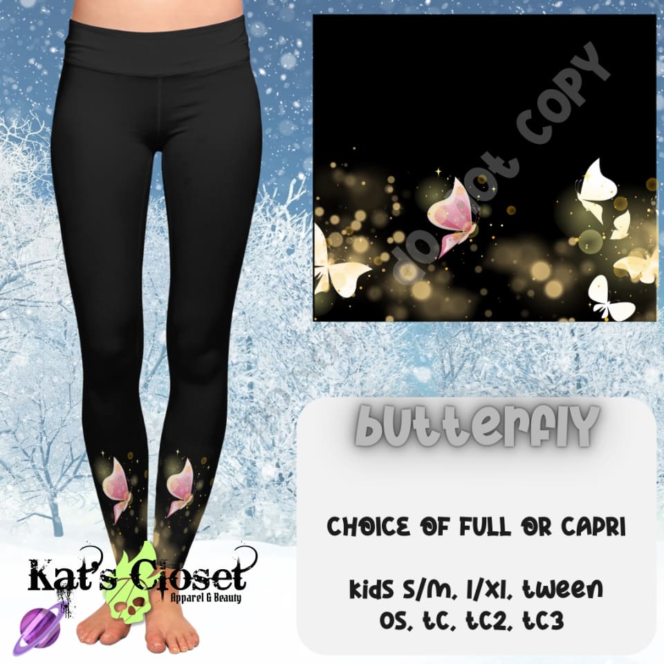 BUTTERFLY LEGGING/CAPRI PREORDER CLOSING 10/10 LEGGINGS & CAPRIS