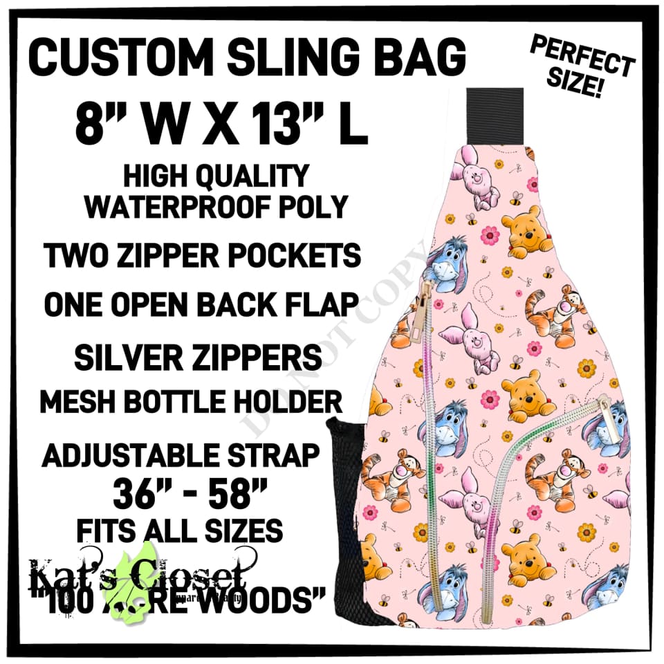 100 Acre Woods Sling Bag - Preorder ETA: Late Dec TOTES & BAGS