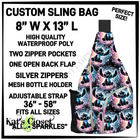 Alien Sparkles Sling Bag - Preorder ETA: Late Dec TOTES & BAGS