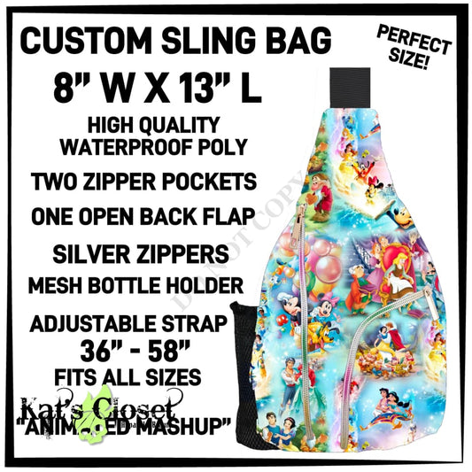 Animated Mashup Sling Bag - Preorder ETA: Late Dec TOTES & BAGS