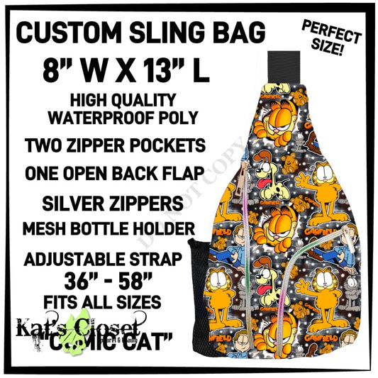 Comic Cat Sling Bag - Preorder ETA: Late Dec TOTES & BAGS