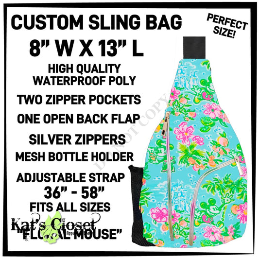 Floral Mouse Sling Bag - Preorder ETA: Late Dec TOTES & BAGS