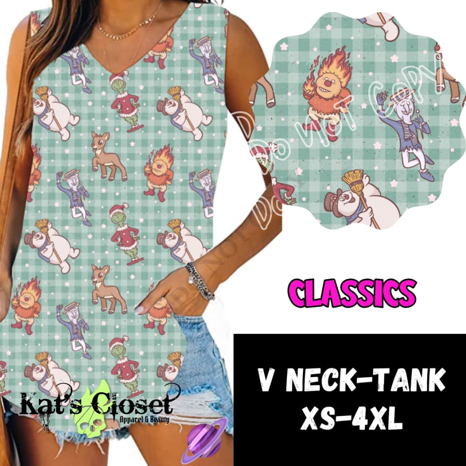 CLASSIC V-NECK TANK PREORDER CLOSING 10/8 Tank Top