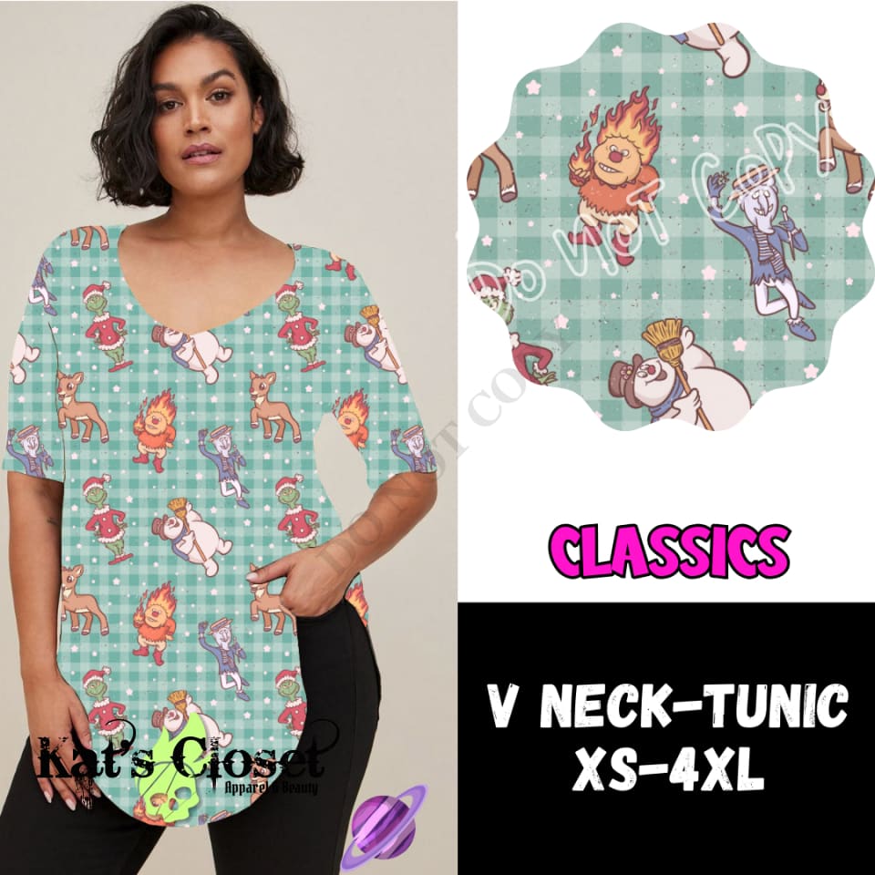 CLASSIC V-NECK TUNIC PREORDER CLOSING 10/8 VNECK TUNICS