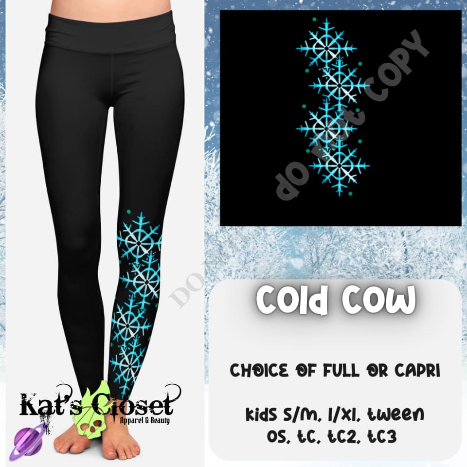 COLD COW LEGGING/CAPRI - PREORDER CLOSING 10/24 LEGGINGS & CAPRIS