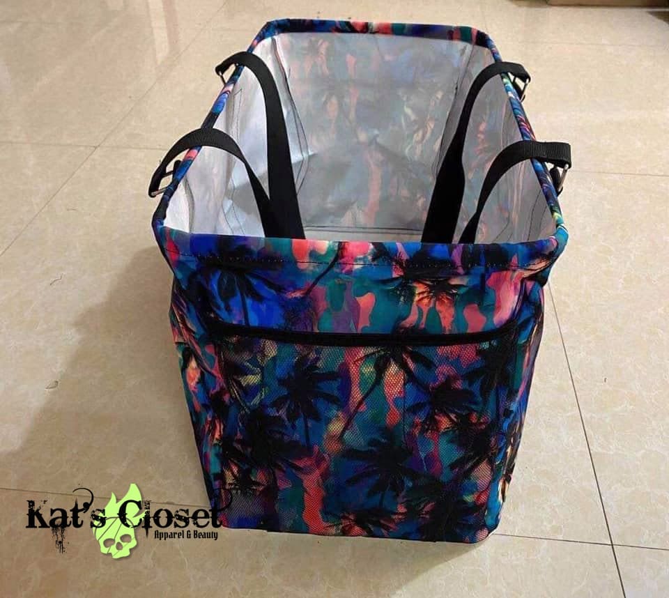 Colorful Palms Collapsible Tote - Preorder ETA: Late Dec COLLAPSIBLE TOTES