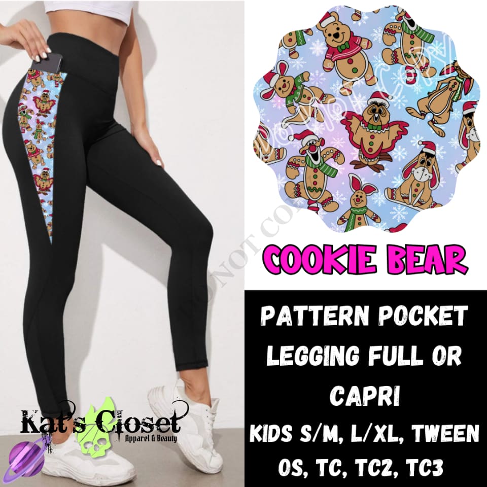 COOKIE BEAR LEGGING/CAPRI PREORDER CLOSING 10/8 LEGGINGS & CAPRIS