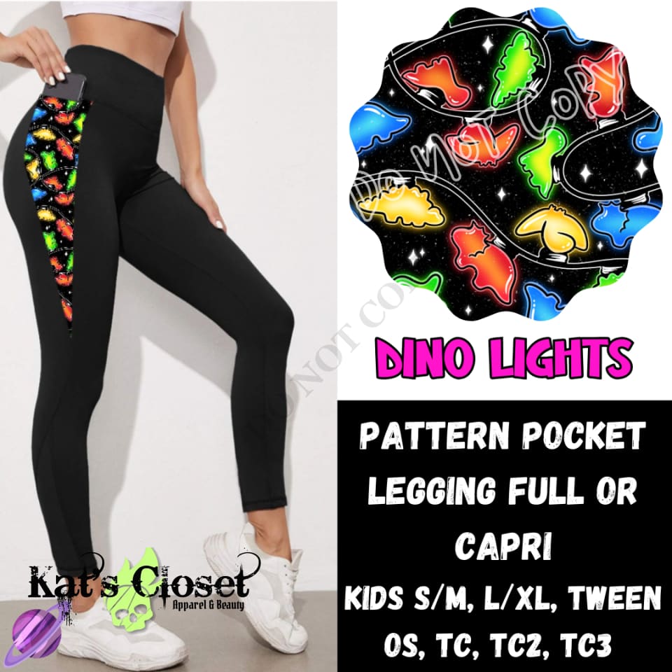 DINO LIGHTS LEGGING/CAPRI PREORDER CLOSING 10/8 LEGGINGS & CAPRIS