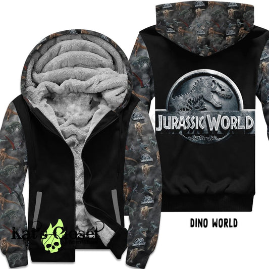 DINO WORLD FLEECE JACKET