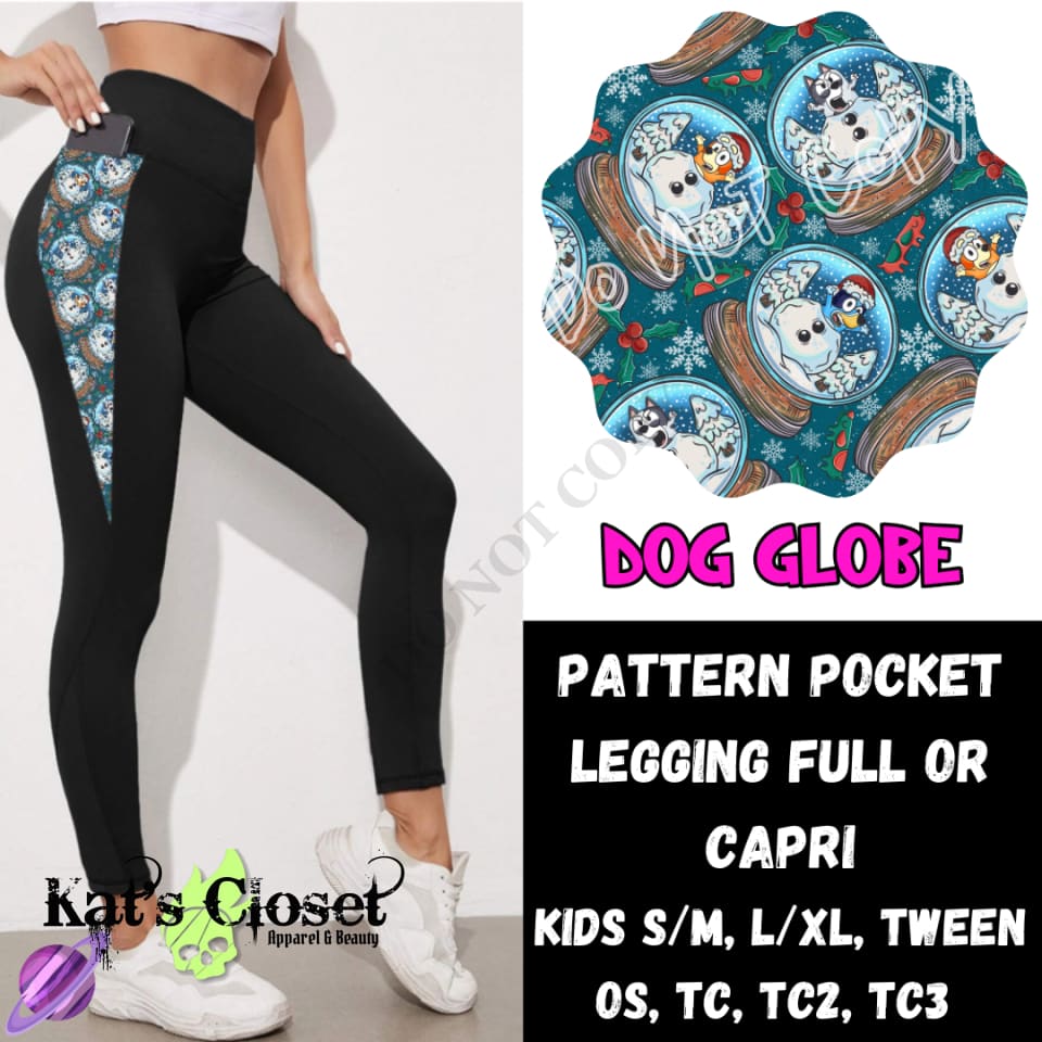 DOG GLOBE LEGGING/CAPRI PREORDER CLOSING 10/8 LEGGINGS & CAPRIS