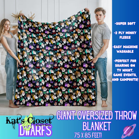 DWARFS - GIANT SHAREABLE THROW BLANKETS ROUND 9 - PREORDER CLOSING 11/6 Blanket