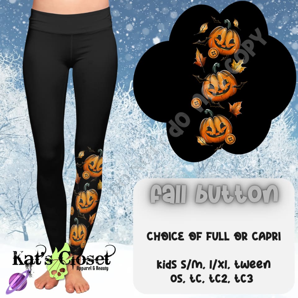 FALL BUTTONS LEGGING/CAPRI PREORDER CLOSING 10/8 LEGGINGS & CAPRIS