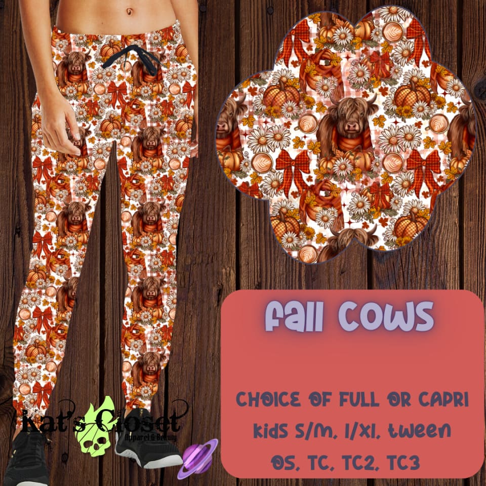 FALL COWS JOGGER/CAPRI PREORDER CLOSING 10/6 JOGGERS