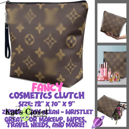 FANCY - CUSTOM COSMETIC CLUTCH PREORDER CLOSES 12/16 Bags and Wallets