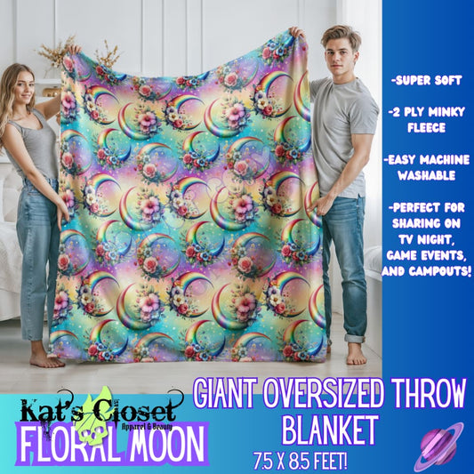 FLORAL MOON - GIANT SHAREABLE THROW BLANKETS ROUND 9 - PREORDER CLOSING 11/6 Blanket