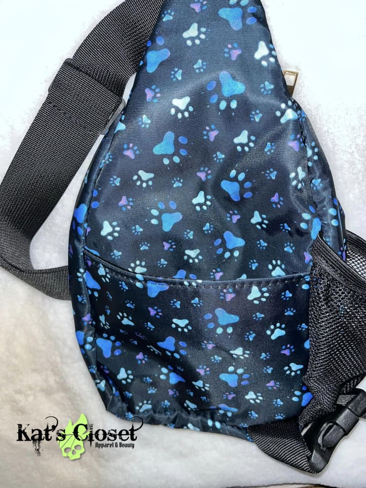 Flower Blue Sling Bag - Preorder ETA: Late Dec TOTES & BAGS