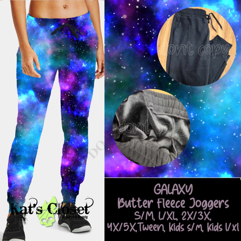 GALAXY - BUTTER FLEECE LINED UNISEX JOGGERS Joggers