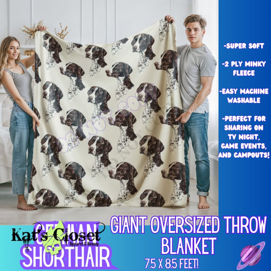 GERMAN SHORTHAIR - GIANT SHAREABLE THROW BLANKETS ROUND 9 - PREORDER CLOSING 11/6 Blanket