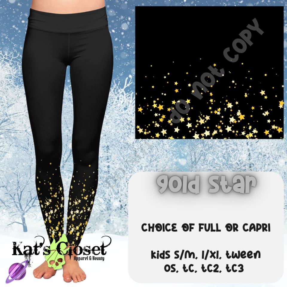 GOLD STAR LEGGING/CAPRI PREORDER CLOSING 10/10 LEGGINGS & CAPRIS