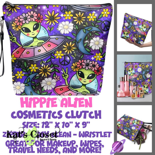 HIPPIE ALIEN - CUSTOM COSMETIC CLUTCH PREORDER CLOSES 12/16 Bags and Wallets