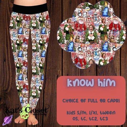 KNOW HIM LEGGING/CAPRI PREORDER CLOSING 10/6 LEGGINGS & CAPRIS