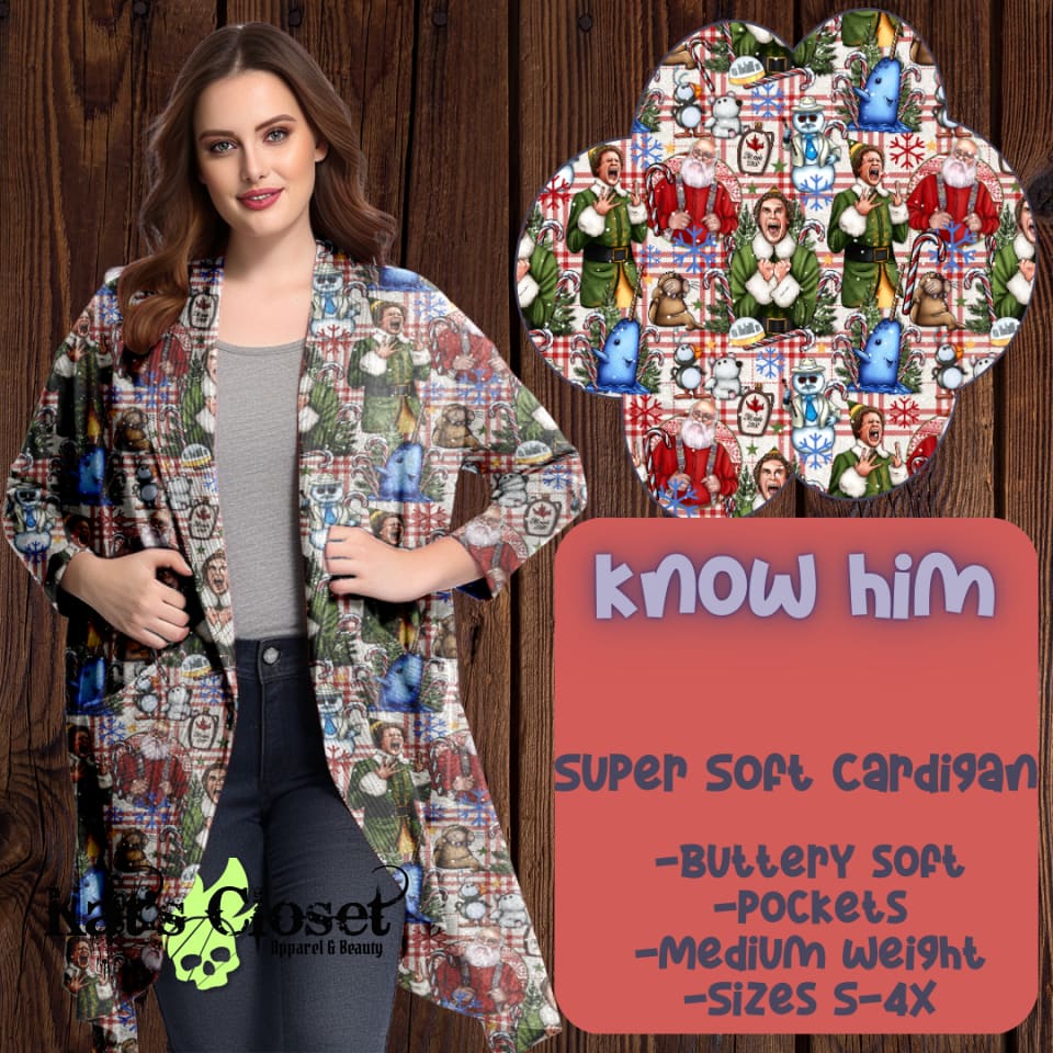 KNOW HIM SOFT CARDIGAN PREORDER CLOSING 10/6 Cardigan/Kimono