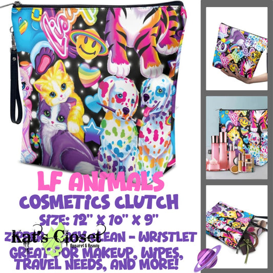 LF ANIMALS - CUSTOM COSMETIC CLUTCH PREORDER CLOSES 12/16 Bags and Wallets