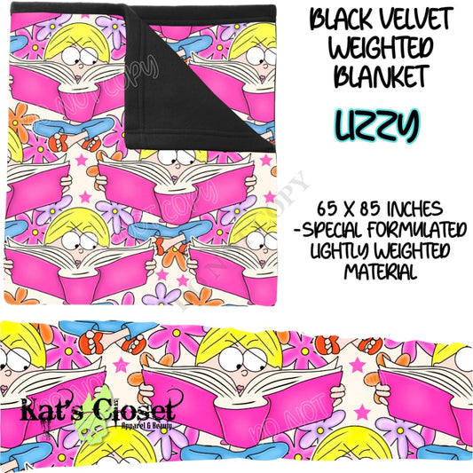 LIZZY - BLACK VELVET WEIGHTED BLANKET ROUND 4 PREORDER CLOSING 10/16 Blankets