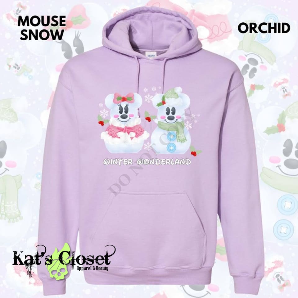 Mouse Snow Hoodie