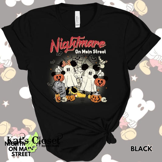 Nightmare on Main Street Graphic Tee Long Sleeve or Sweatshirt T-Shirt