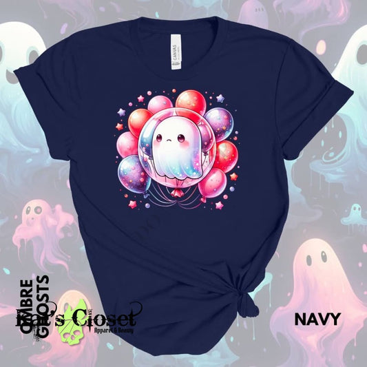 Ombre Ghosts Graphic Tee Long Sleeve or Sweatshirt T-Shirt