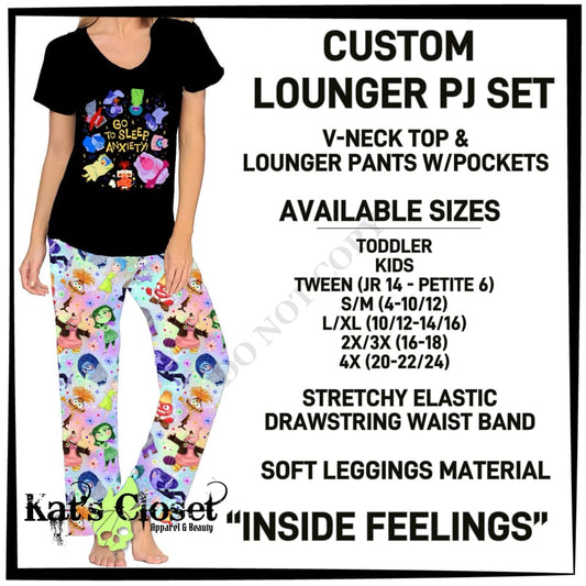 Inside Feelings PJ Lounger Set - Preorder ETA: Mid-Dec PAJAMA SETS