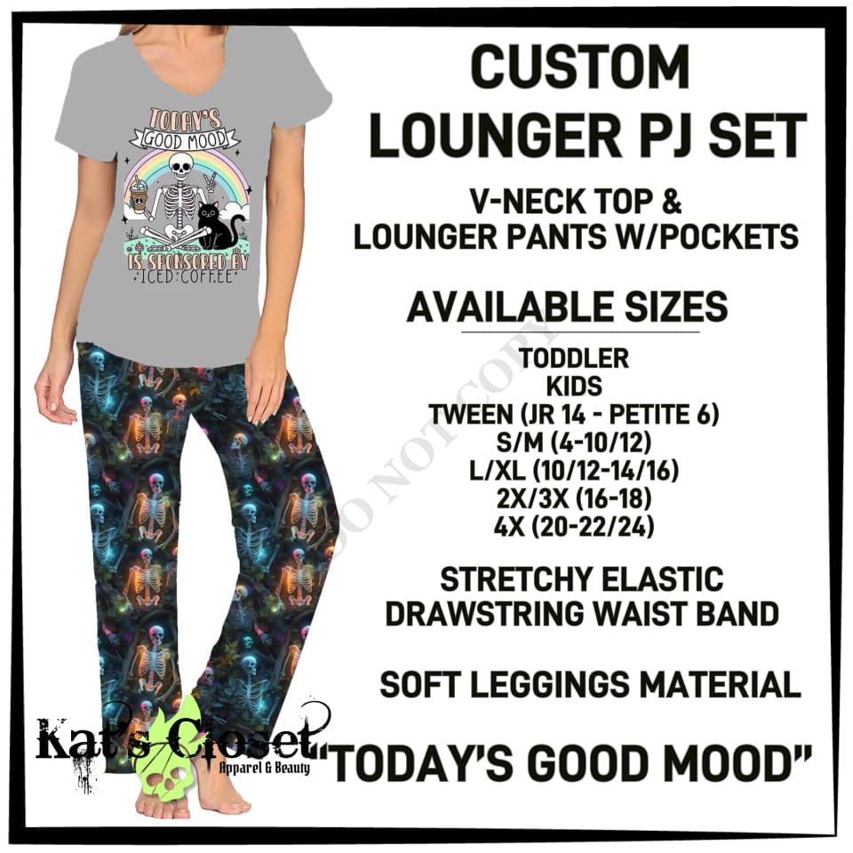 Today’s Good Mood PJ Lounger Set - Preorder ETA: Mid-Dec PAJAMA SETS