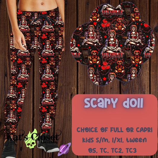 SCARY DOLL JOGGER/CAPRI PREORDER CLOSING 10/6 JOGGERS