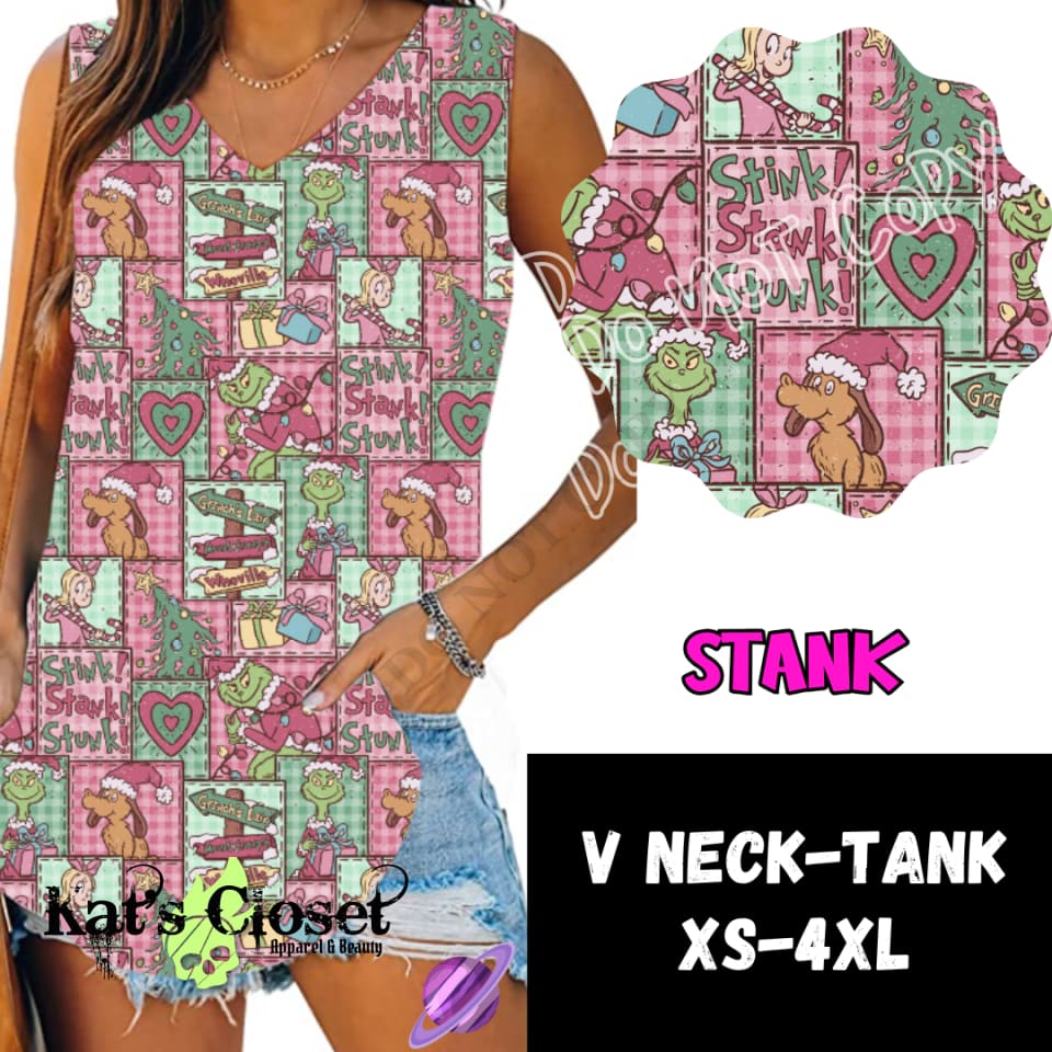 STANK -PPO12 - V-NECK TANK PREORDER CLOSING 10/8 Tank Top