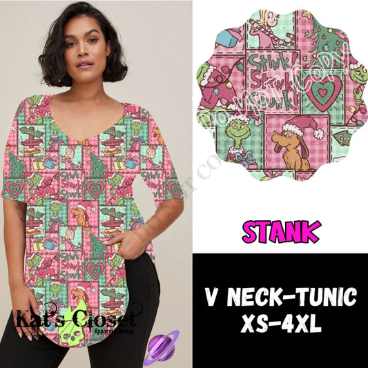 STANK V-NECK TUNIC PREORDER CLOSING 10/8 VNECK TUNICS