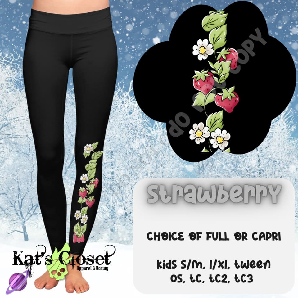 STRAWBERRY LEGGING/CAPRI PREORDER CLOSING 10/8 LEGGINGS & CAPRIS