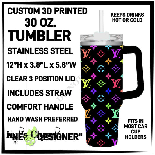 Neon Designer 30 oz Tumbler - Preorder ETA: Mid-Dec TUMBLERS