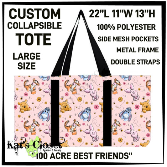 100 Acre Best Friends Collapsible Tote - Preorder ETA: Late Dec COLLAPSIBLE TOTES